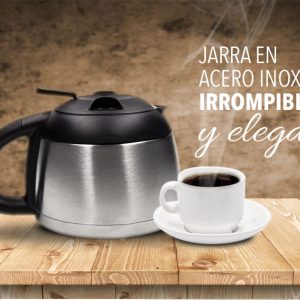 CAFETERA ELECTRICA 10 TAZAS JARRA ACERO HECM-70315 - Imagen 3