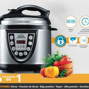 OLLA ELECTRICA ACERO INOX 6 FUNCIONES EN 1 4L - Imagen 5