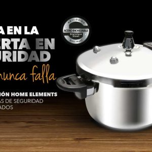 OLLA A PRESION 4,2LT ACERO INOX. MODELO HEOP42LSS - Imagen 4