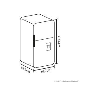 Nevera Siberia No Frost 310 Litros - Manija Externa - Inox - Imagen 4