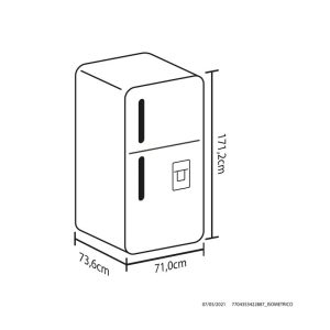 Nevera Himalaya 404 Litros Haceb - Control Interno - Titanio - Imagen 4