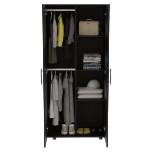 CLOSET TERA WENGUE/NEGRO RTA MUEBLES - Imagen 3