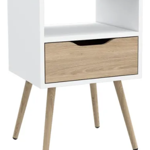 MESA DE NOCHE OTOMBLANCO NVDO+ROVERE RTA MUEBLES - Imagen 3